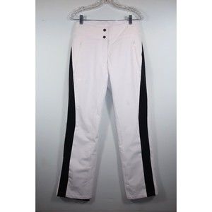 Descente White Insulated Ski Snow Pants Women's 6 Snowboard Winter NWOT READ!